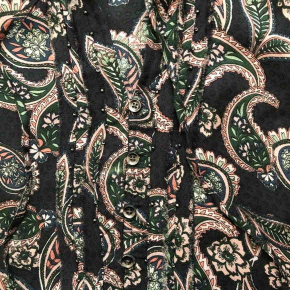 William Rast Atwood Pintuck Tie Neck Top - Picture 7 of 8